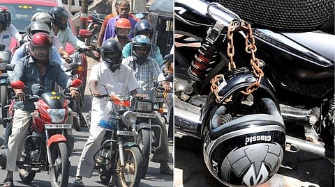 ஹெல்மெட் இருமடங்கு விலை: பல பகுதிகளில் மக்கள் அவதி