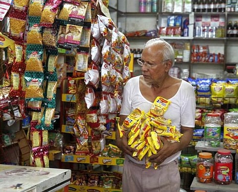 மேகி தடைக்குப் பிறகு நூடுல்ஸ் விற்பனை 90% சரிவு