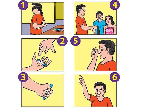 கிரேயானில் மந்திர ஜாலம்﻿