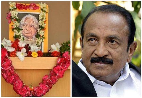 தமிழகம் உலகுக்குத் தந்த தவப்புதல்வன்: வைகோ புகழஞ்சலி