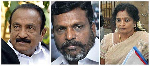 சிறையில் உள்ள கல்லூரி மாணவர்களுடன் வைகோ, திருமாவளவன், தமிழிசை சந்திப்பு