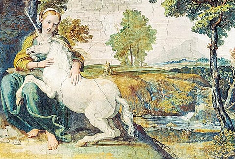 கற்பனை உயிரினம்: குதிரைக்குக் கொம்பு முளைத்தால்...﻿