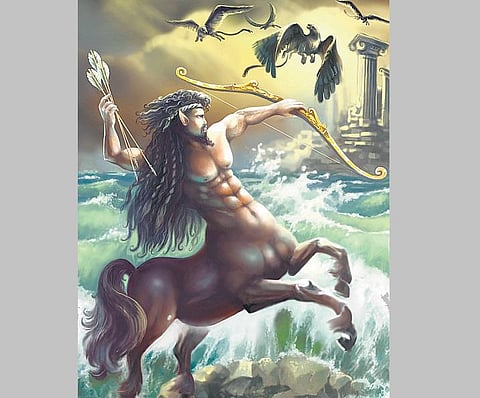 கற்பனை உயிரினம்: மனிதன் பாதி குதிரை பாதி