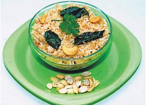 விடுமுறை விருந்து﻿: நட்ஸ் ரைஸ்