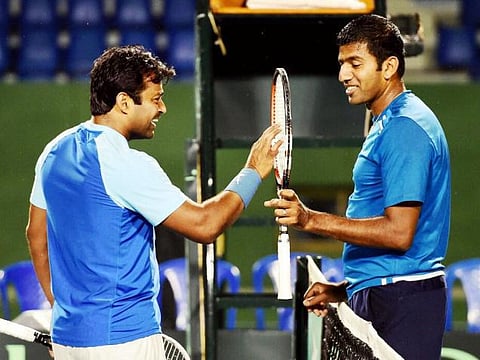 யுஎஸ் ஓபன் அரையிறுதியில் பயஸ், போபண்ணா ஜோடிகள் மோதல்