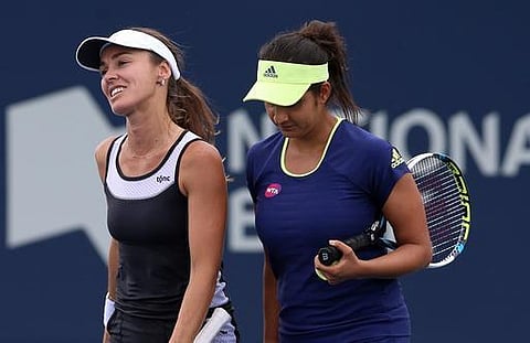 அமெரிக்க ஓபன் அரையிறுதியில் சானியா-ஹிங்கிஸ் ஜோடி