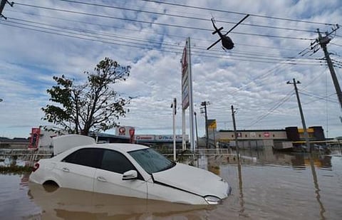 ஜப்பானில் வரலாறு காணாத வெள்ளம்: 1 லட்சம் மக்கள் வெளியேற்றம்; பலர் மாயம்