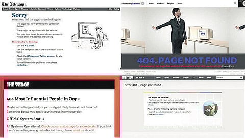 இணைய பிழைச் செய்திகளில் ஒரு புதுமை!