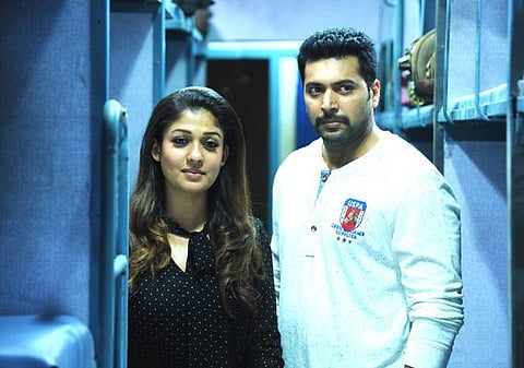 தனி ஒருவன் படத்தின் தயாரிப்பு நிறுவனத்துக்கு தடை