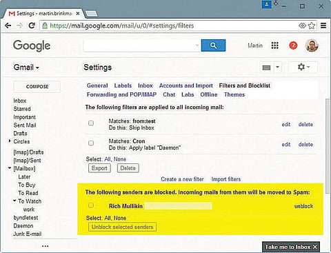 ஜிமெயிலில் புதிய வசதி