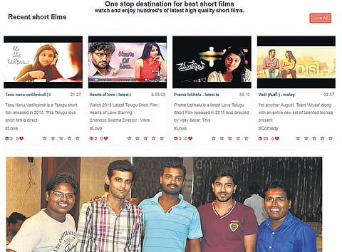 குறும்படங்களை ஹிட்டாக்கும் இணையதளம்!﻿