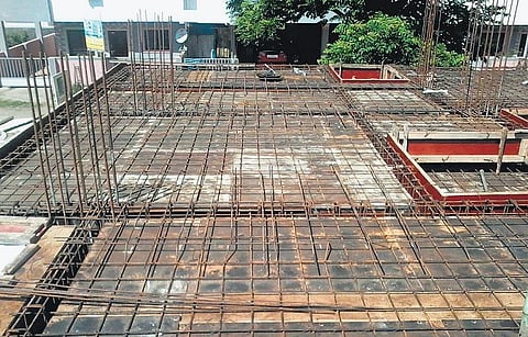 கான்கிரீட் கூரை; கவனம் வேண்டும்﻿