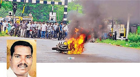 விழுப்புரம் அருகே பாமக நிர்வாகி கொலையால் பதற்றம்