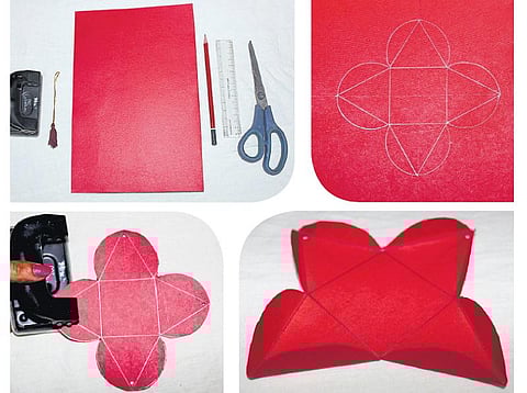 நீங்களே செய்யலாம்: காகித பரிசுப் பெட்டி﻿