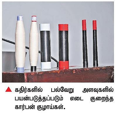 மின்சார பயன்பாட்டைக் குறைக்க﻿ நூற்பாலைகளில் கார்பன் குழாய் தொழில்நுட்பம் அறிமுகம்﻿