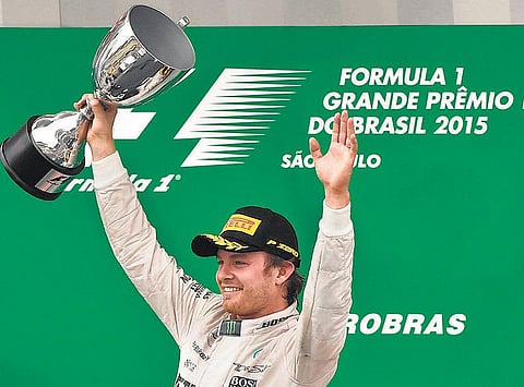 பார்முலா நம்பர் ஒன் கார் பந்தயம்﻿: ரோஸ்பெர்க் 2வது இடம்﻿