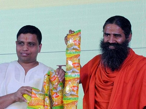 பாபா ராம்தேவின் பதஞ்சலி நூடுல்ஸுக்கு அனுமதி அளிக்கவில்லை: அரசு விளக்கம்