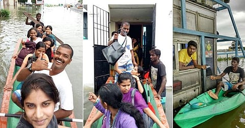 சென்னை மீட்புப் பணியில் உள்ளூர் அலைச் சறுக்கு நாயகர்கள்