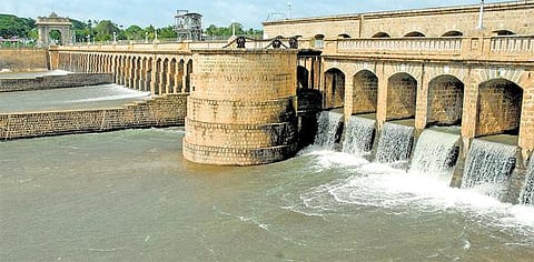 கிருஷ்ணராஜ சாகர் அணை நீர்மட்டம் 114 அடியாக உயர்வு﻿