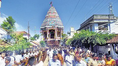 62 ஆண்டுகளுக்குப் பின்னர்﻿ சுவாமிமலை முருகன் கோயில் தேரோட்டம்﻿