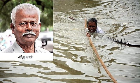 தமிழக வெள்ள நிவாரண நிதிக்கு ரூ.20,000 கொடையளித்த சவக்கிடங்கு தொழிலாளி