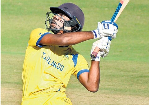 விஜய் ஹஸாரே ஒருநாள் போட்டி﻿: தமிழக அணிக்கு 4வது வெற்றி: பாபா அபராஜித் அரை சதம்﻿