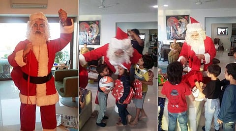 குழந்தைகளுக்காக கிறிஸ்துமஸ் தாத்தா ஆன ஆமிர் கான்