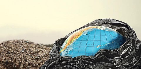 பிளாஸ்டிக்  கழிவுகள்