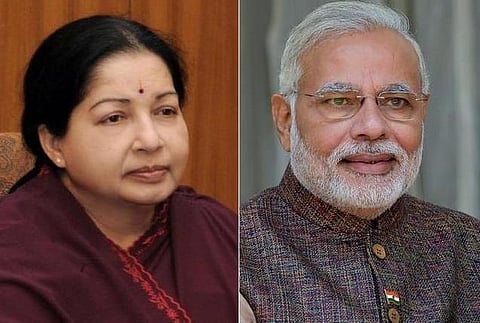 மருத்துவ பொது நுழைவுத்தேர்வு தொடர்பான மறு ஆய்வு மனுவை திரும்பப் பெறுக: மோடிக்கு ஜெயலலிதா கடிதம்