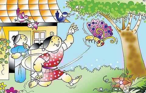 சித்திரக்கதை: தியாவின் மந்திரக் கைக்குட்டை﻿