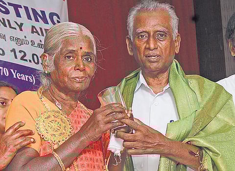 தண்ணீர் கூட பருகாமல்﻿ 105 நாட்கள் உண்ணாநோன்பு இருந்த மூதாட்டி﻿