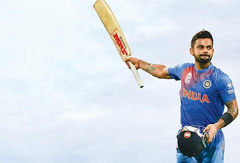 கோலி: பேரைக் கேட்டா சும்மா அதிருதுல்ல!﻿