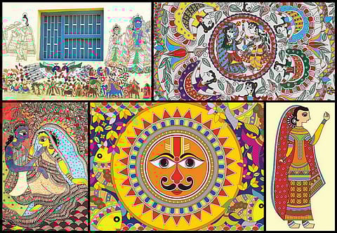 சுவர் ஓவியம் 3 - பெண்கள் வளர்த்த ஓவியக் கலை﻿