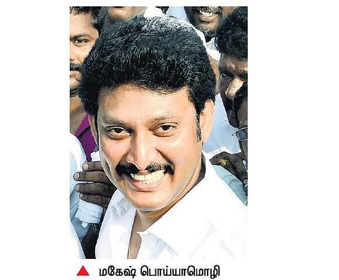 பொய்யாமொழியுடனான நட்புக்கு மரியாதை﻿﻿: மு.க.ஸ்டாலின் பிரச்சாரத்தில் மகேஷுக்கு முக்கியத்துவம்﻿