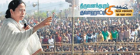 தேர்தல் மாநிலங்களில் ஒரு கழுகுப் பார்வை: மம்தாவின் மக்கள் செல்வாக்கு﻿﻿
