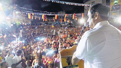 மதுவிலக்கை அமல்படுத்த கருணாநிதி பொய் நாடகம்﻿: அன்புமணி ராமதாஸ் குற்றச்சாட்டு﻿