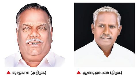 நத்தம் தொகுதியை மீண்டும் கைப்பற்ற போராடும் அதிமுக﻿: முதல் வெற்றியை பதிவு செய்ய திமுக முயற்சி﻿