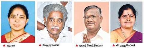 கனிவாகப் பழகும் கற்பகத்தால் கடும் போட்டி﻿: காங்கிரஸ் பாரம்பரியத்துக்கு ‘கை’ கொடுக்குமா காரைக்குடி?﻿