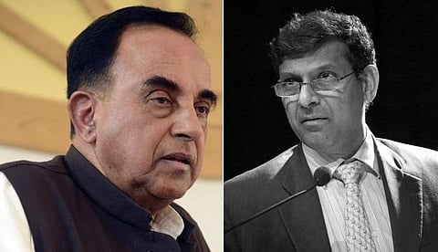 மனதளவில் முழு இந்தியர் அல்லாத ரகுராம் ராஜனை நீக்குக: மோடிக்கு சு.சுவாமி கடிதம்