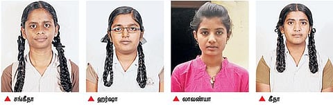 ஆங்கிலம், கன்னடம், தெலுங்கு பாடங்களில் மாநில அளவில் ஓசூர் மாணவிகள் சாதனை