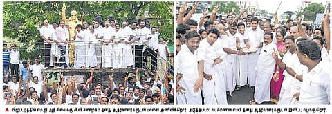 விழுப்புரத்தில் தொடரும் அதிமுக கோஷ்டி அரசியல்﻿﻿