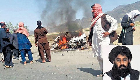 அமெரிக்க ராணுவ ஆளில்லா விமான தாக்குதலில் தலிபான் தலைவர் முல்லா பலி