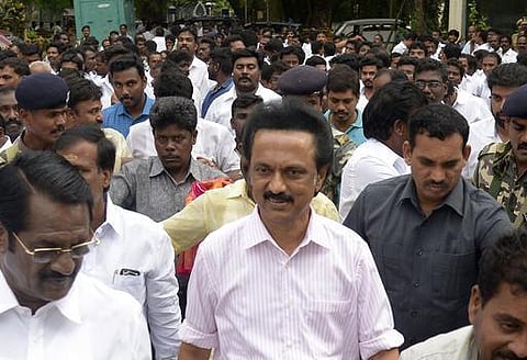 கொளத்தூர் வாக்காளர்களுக்கு ஸ்டாலின் நன்றி: திறந்த ஜீப்பில் வீதி, வீதியாக பயணம்