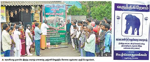 முன்பே தெரிந்திருந்தால் கட்டையனை பிடிக்க விட்டிருக்க மாட்டோம்﻿: ஒற்றை யானைக்கு மக்கள் கண்ணீர் அஞ்சலி