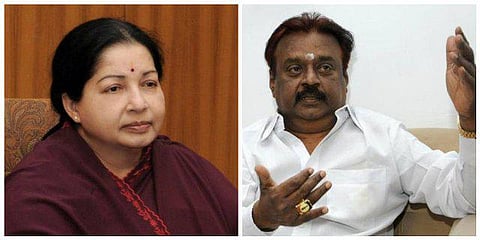 மாநில முதல்வர்கள் கூட்டத்தில் ஜெ. பங்கேற்காதது ஏன்? - விஜயகாந்த் கேள்வி