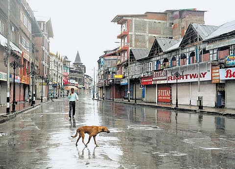 காஷ்மீரில் மீண்டும் ஊரடங்கு உத்தரவு﻿