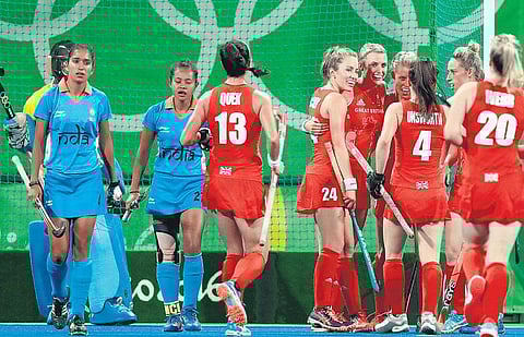 ரியோ ஹாக்கி: இந்திய மகளிரணி தோல்வி﻿