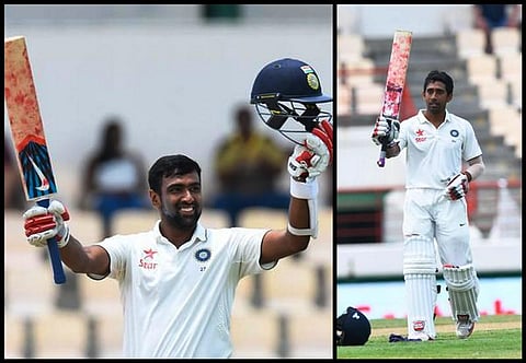 சம பலத்துடன் 3-வது டெஸ்ட்: அஸ்வின், சாஹா சதமும் மே.இ.தீவுகள் கச்சித ஆட்டமும்