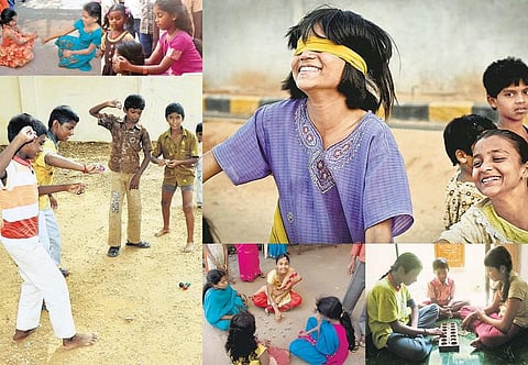 தினுசு தினுசா விளையாட்டு: வாங்க குழந்தைகளா, விளையாடுவோம்!﻿