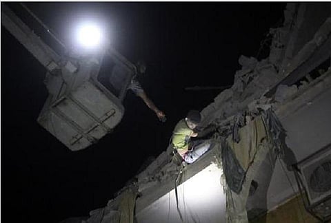 சிரியாவில் வான்வழித் தாக்குதலில் 12 பேர் பலி